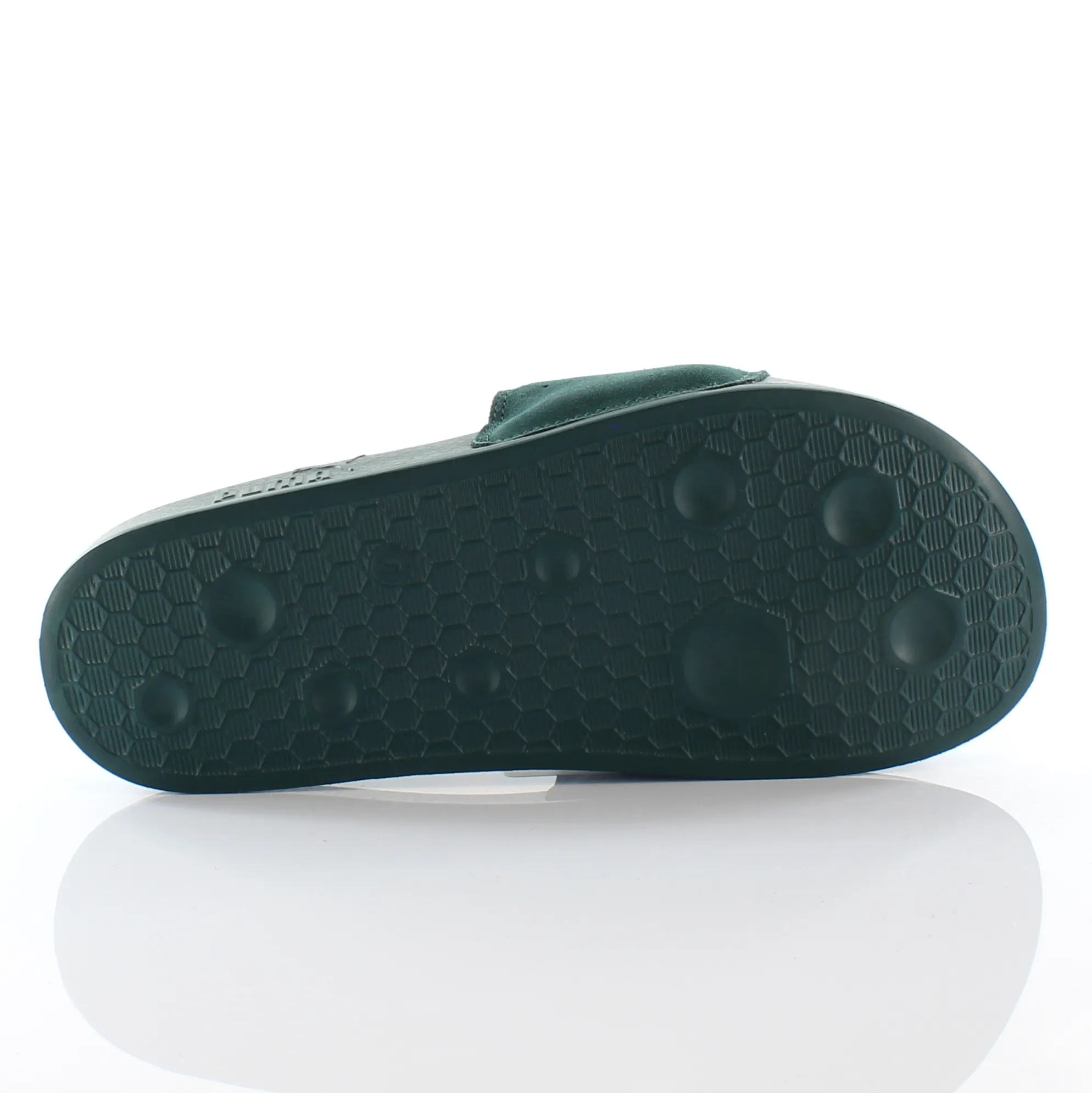 Puma Leadcat Suede Green Sliders - Mens