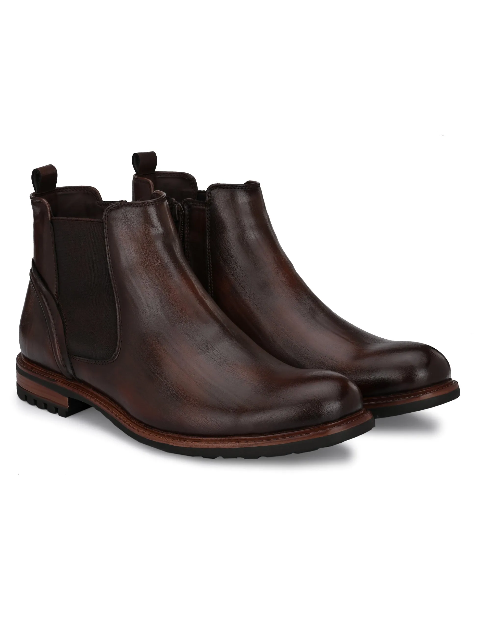 Quest Brown Chelsea Boots