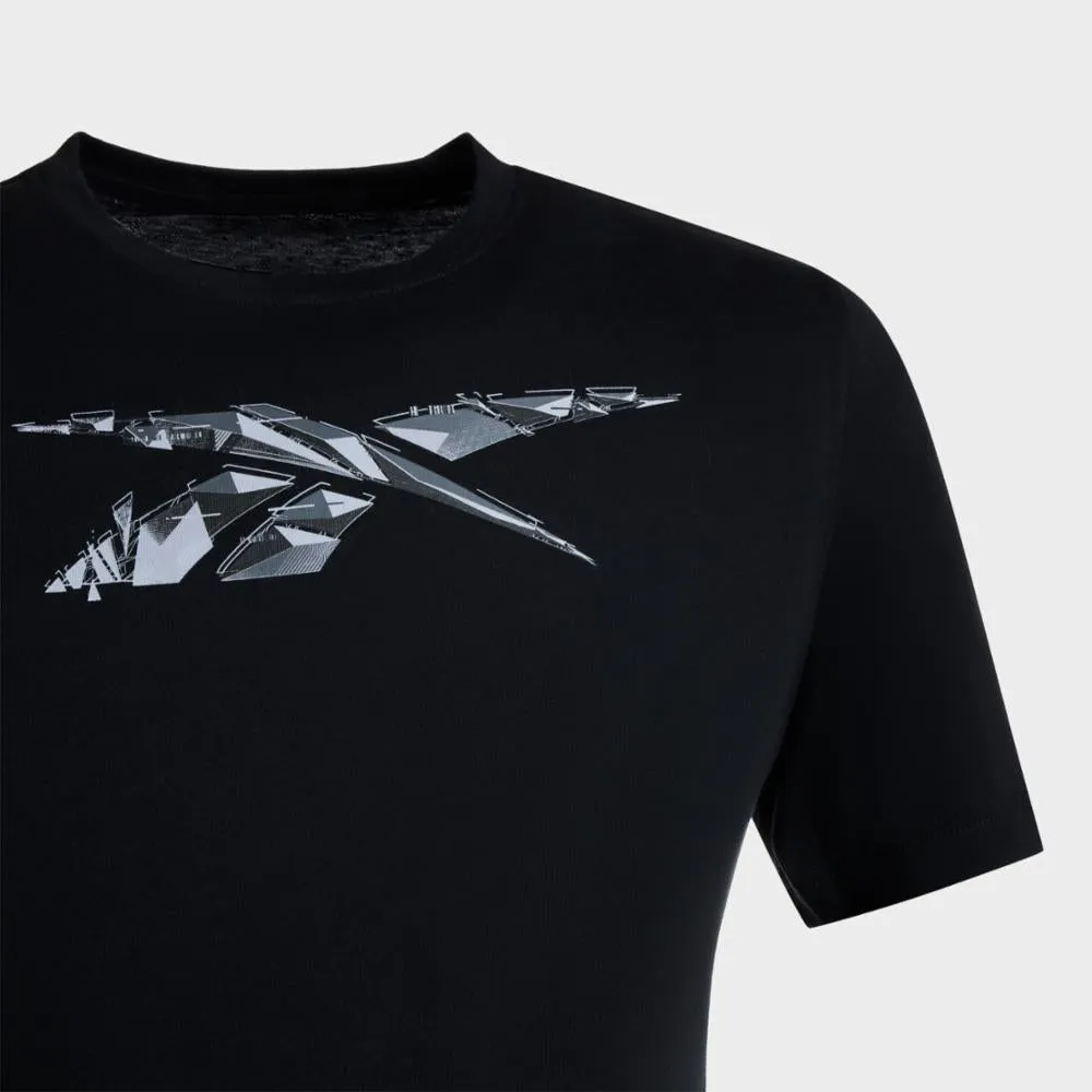 Reebok Apparel Men Reebok Graphic T-Shirt BLACK