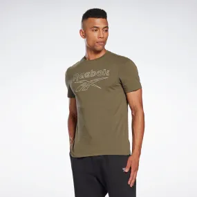 Reebok Apparel Men Reebok Identity Big Logo T-Shirt Armgrn