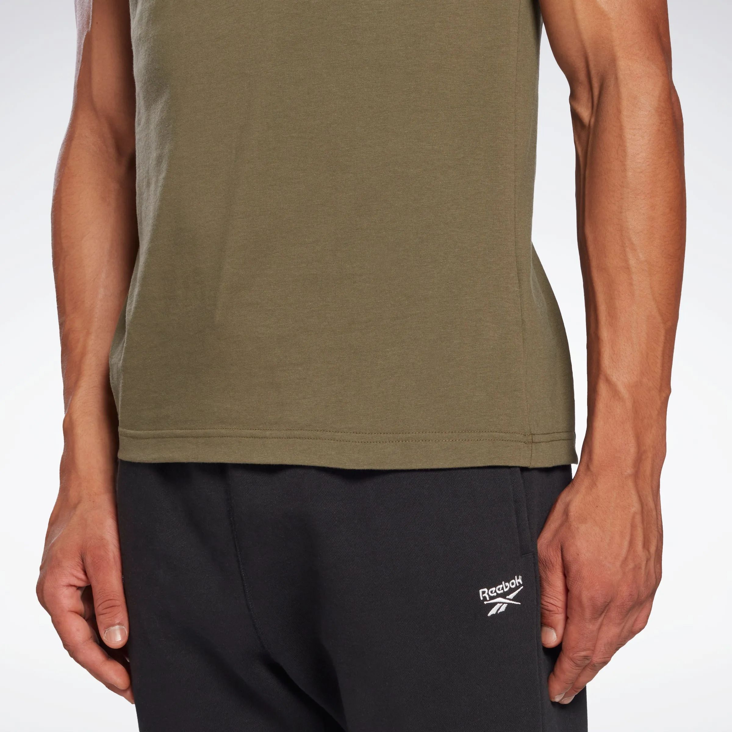 Reebok Apparel Men Reebok Identity Big Logo T-Shirt Armgrn