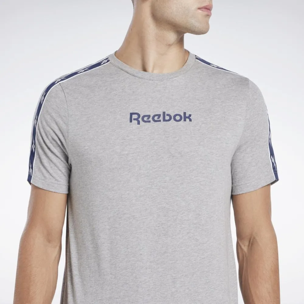 Reebok Apparel Men Reebok Identity Vector Tape T-Shirt MGREYH