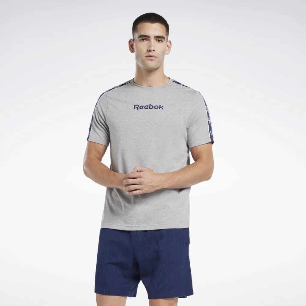 Reebok Apparel Men Reebok Identity Vector Tape T-Shirt MGREYH