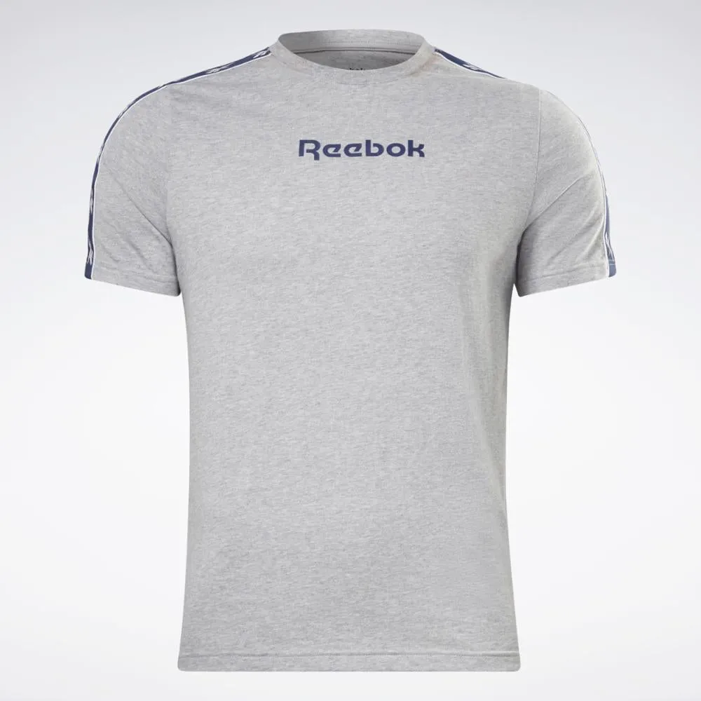 Reebok Apparel Men Reebok Identity Vector Tape T-Shirt MGREYH