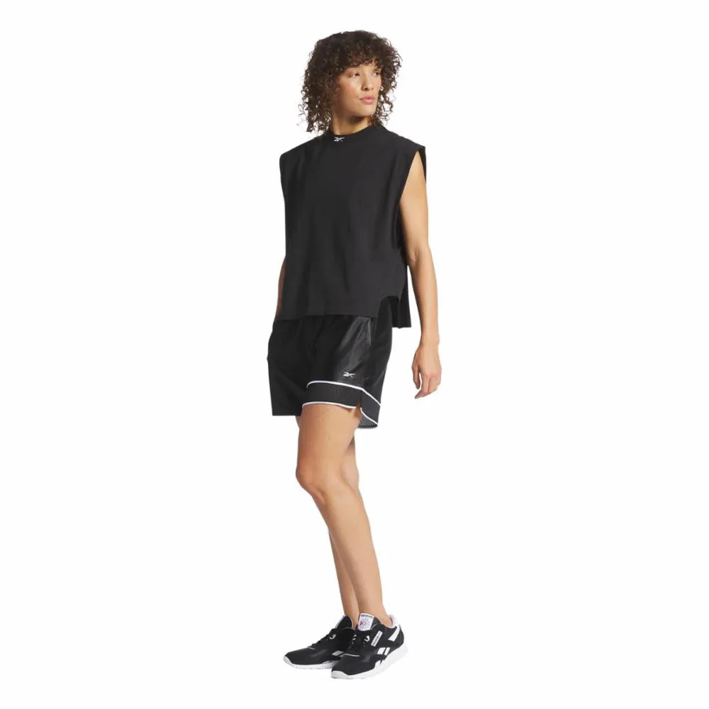 Reebok Apparel Women Reebok Classics Basketball Shorts BLACK