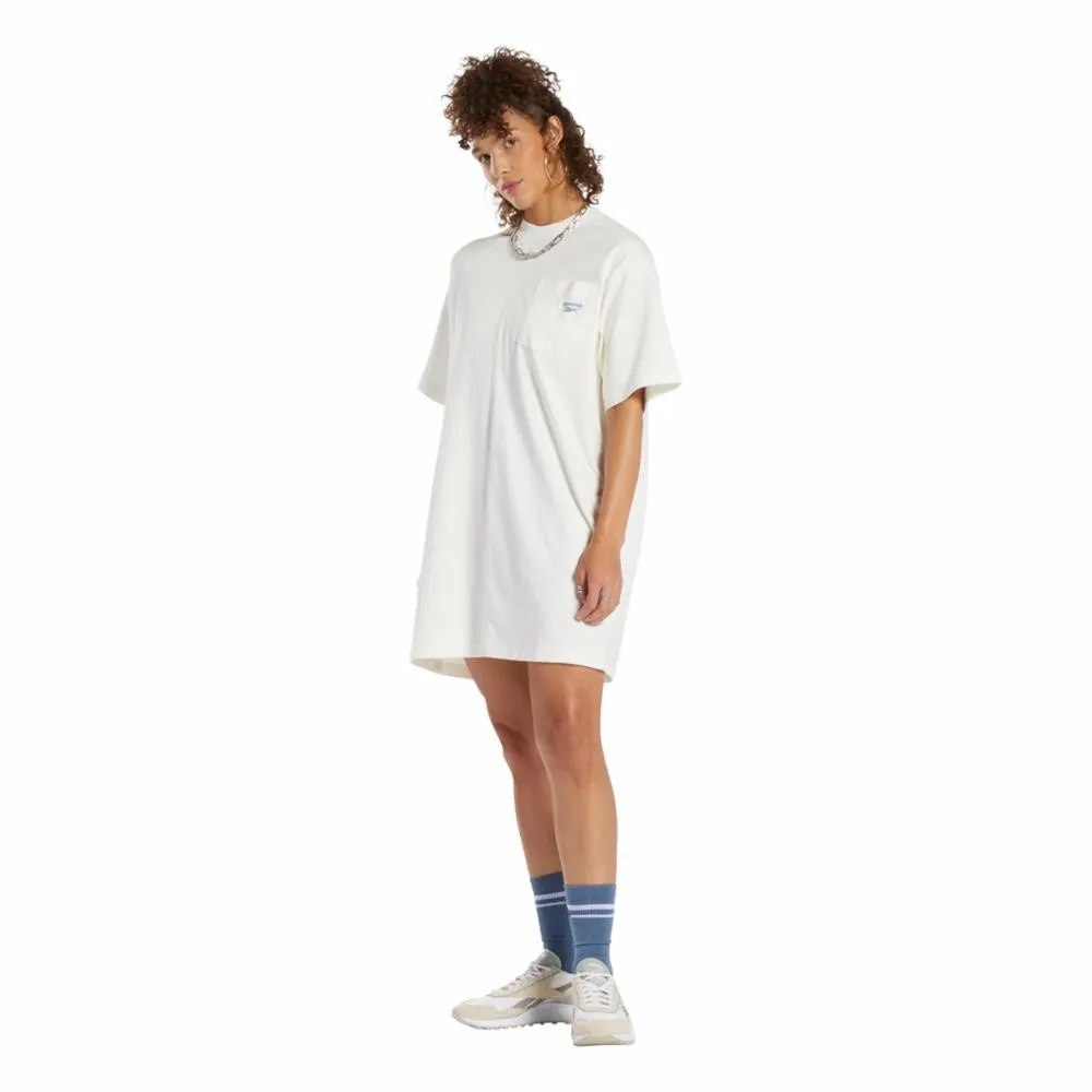 Reebok Apparel Women REEBOK CLASSICS T-SHIRT DRESS CHALK