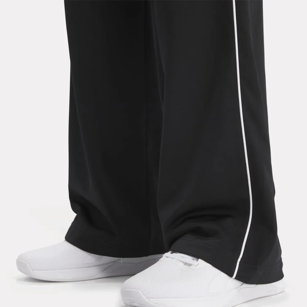 Reebok Apparel Women Reebok Identity Back Vector Tricot Track Pants BLACK