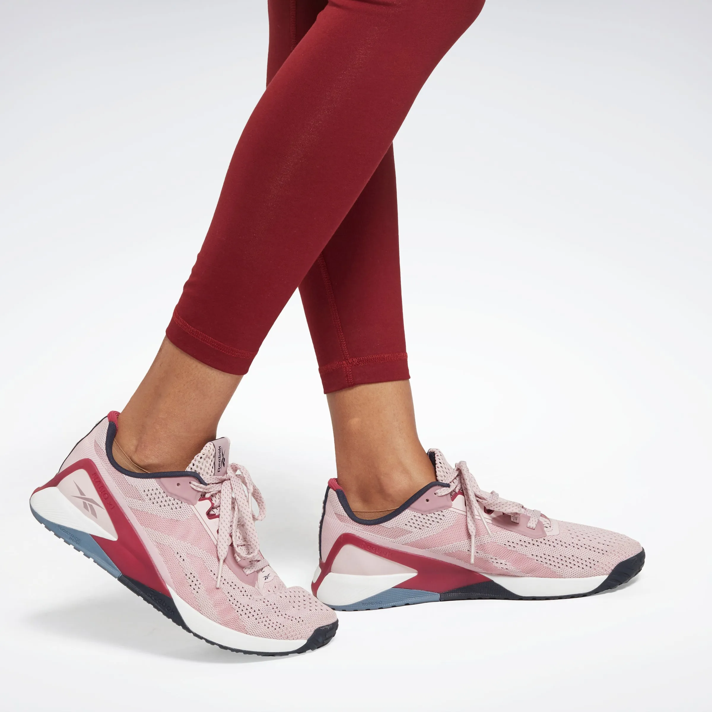 Reebok Apparel Women Reebok Identity Leggings Clabur/White