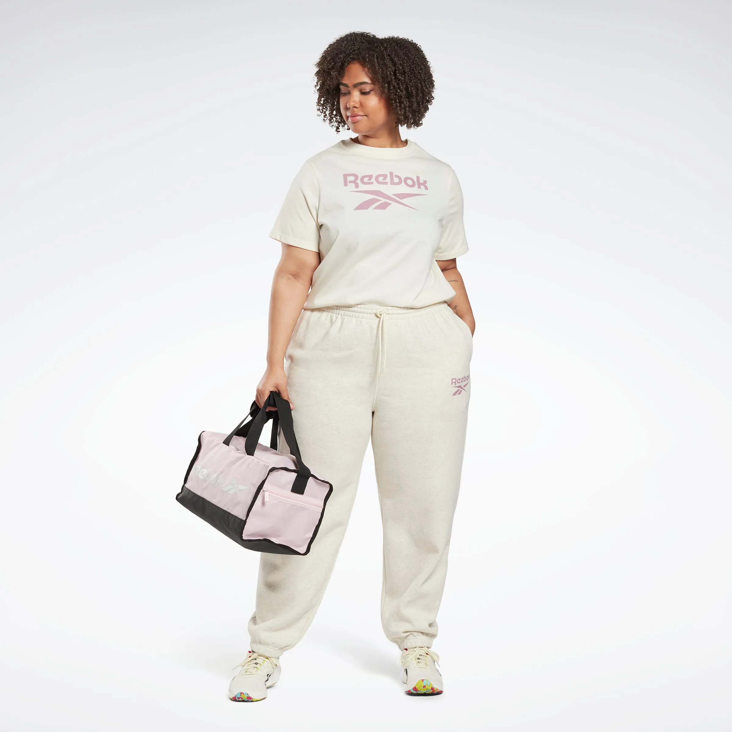 Reebok Apparel Women Reebok Identity Logo Fleece Joggers (Plus Size) Clwtml