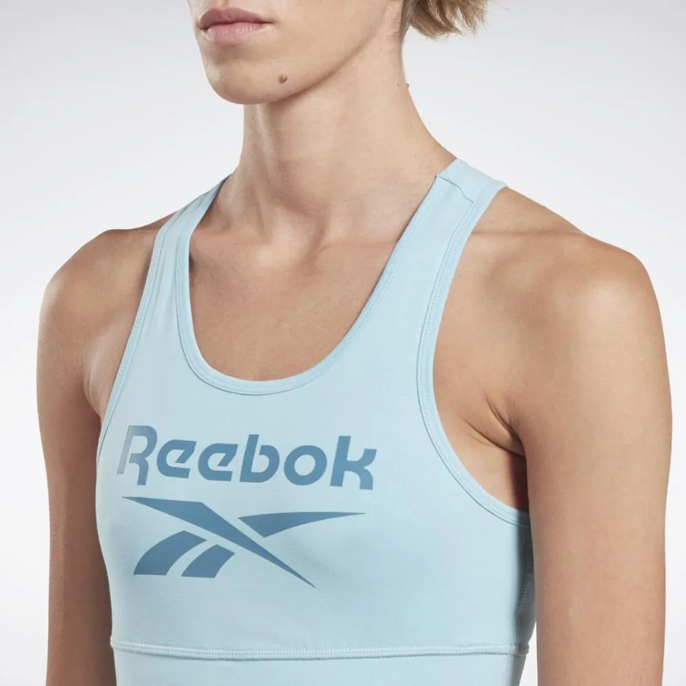 Reebok Apparel Women Reebok Identity Sports Bra BLUPEA