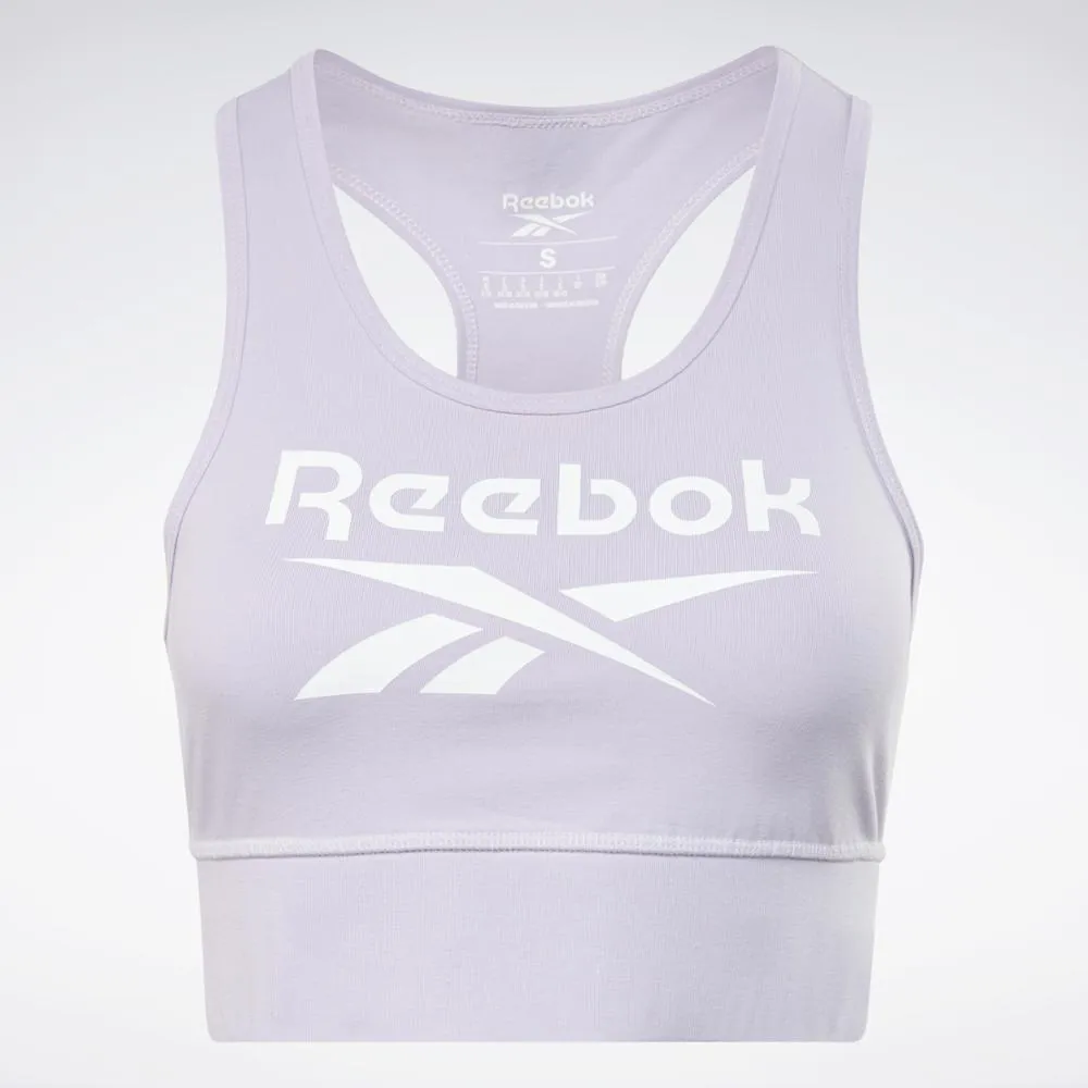 Reebok Apparel Women Reebok Identity Sports Bra PUROAS