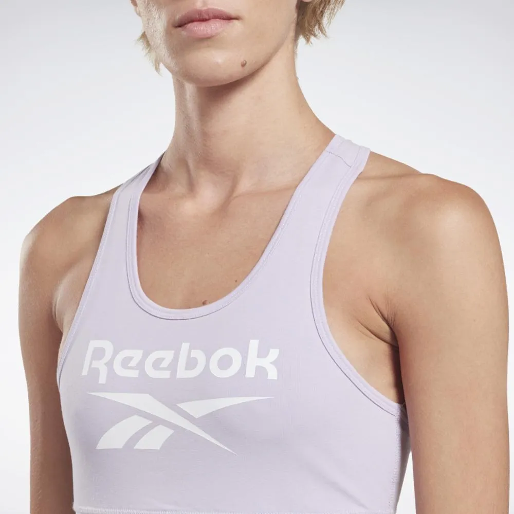 Reebok Apparel Women Reebok Identity Sports Bra PUROAS