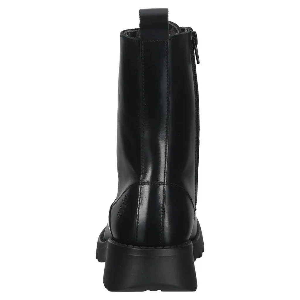 Reid893Fly Rug Leather Women's Mid Calf Boots