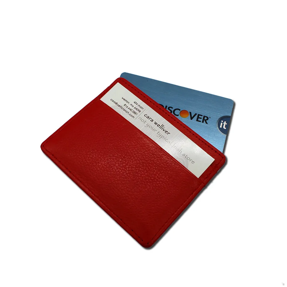 RFID Leather Cardholder