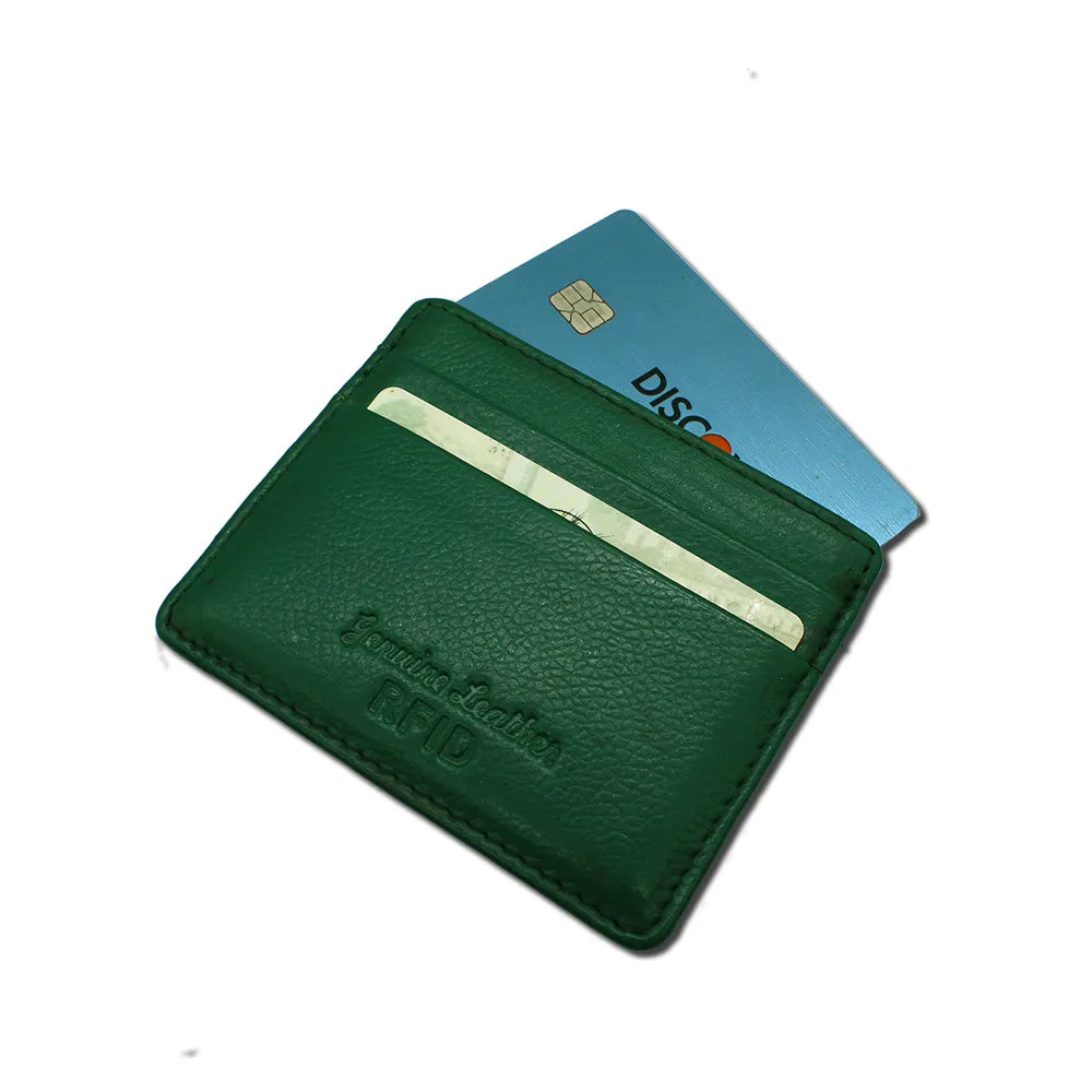 RFID Leather Cardholder