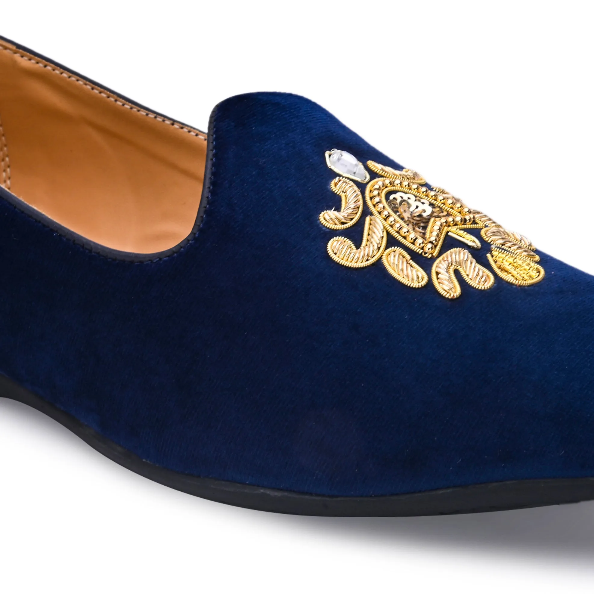 Royal Monarch Blue Slip-ons