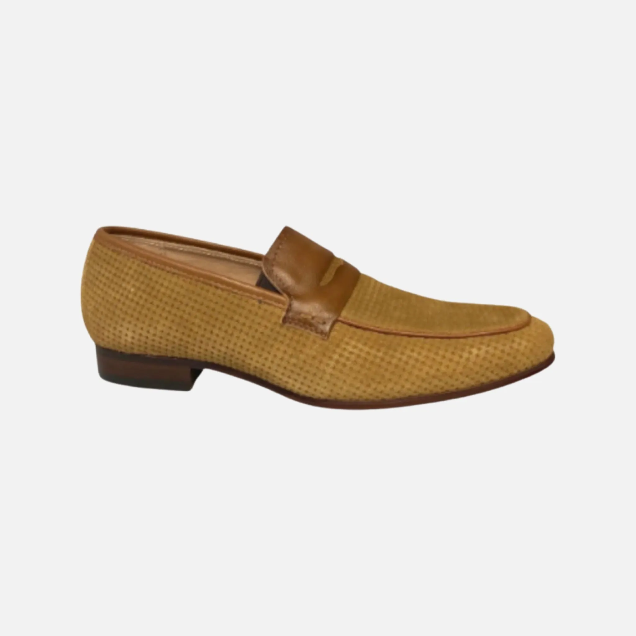 Tan Suede Loafer Wyatt by Stacy Adams