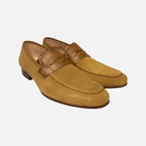 Tan Suede Loafer Wyatt by Stacy Adams