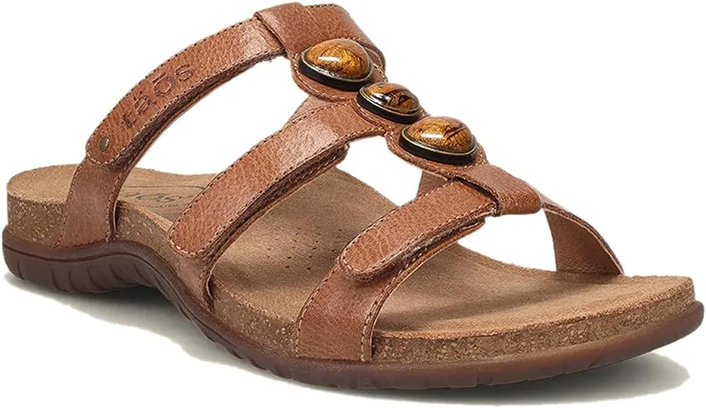 Taos Gemma Slide Sandal (Women) - Hazelnut