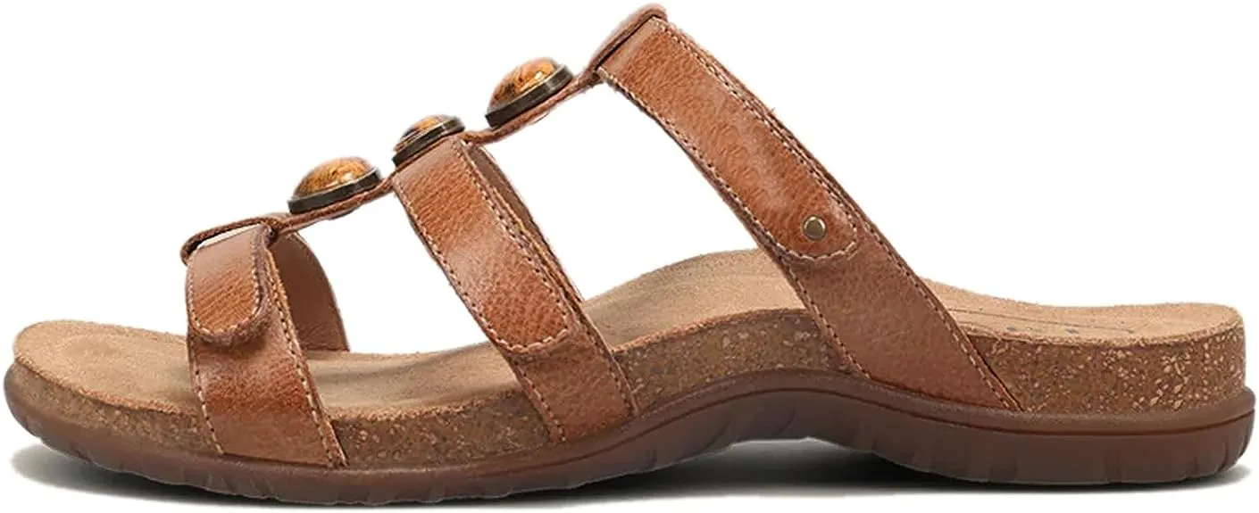 Taos Gemma Slide Sandal (Women) - Hazelnut