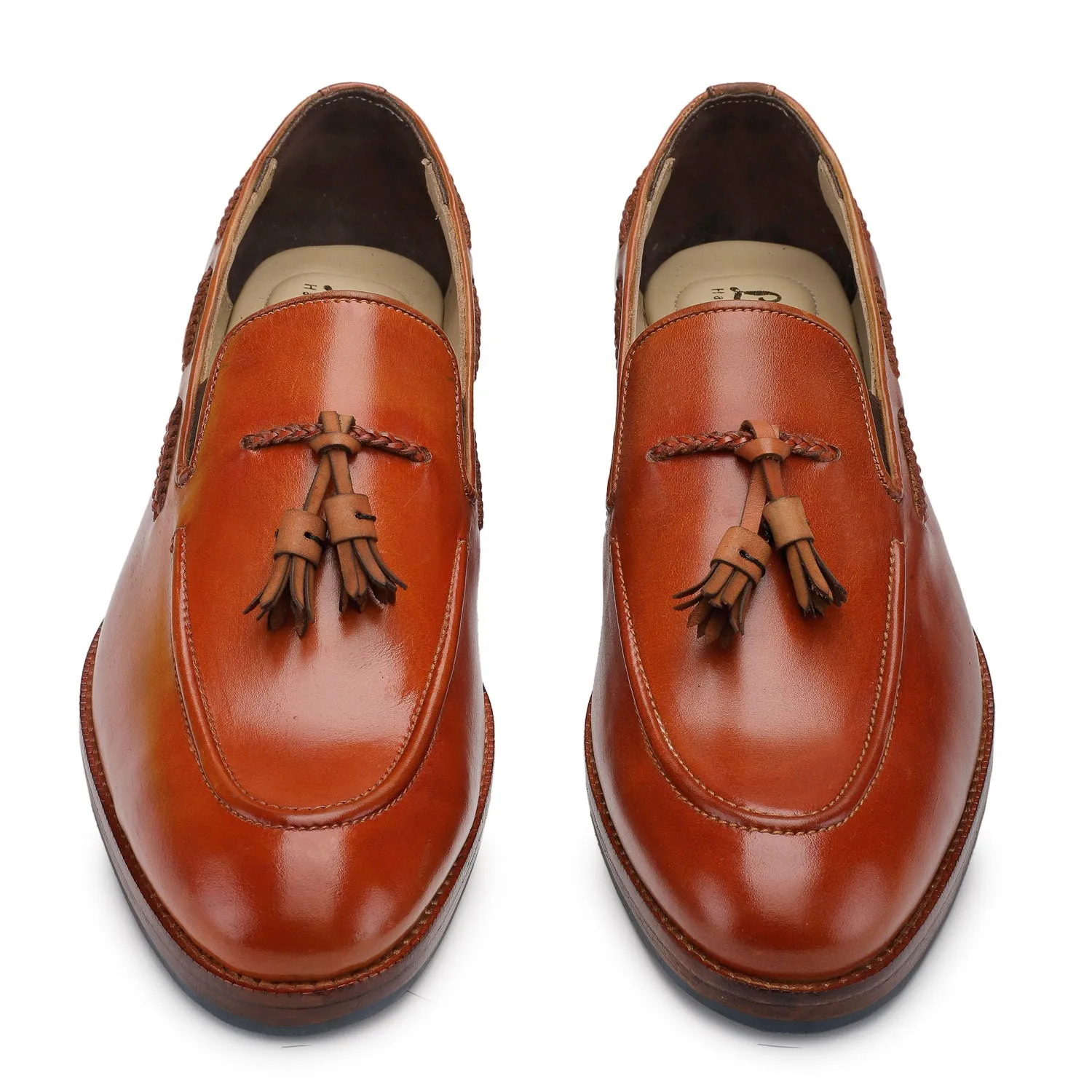 Tassel Loafers - Tan