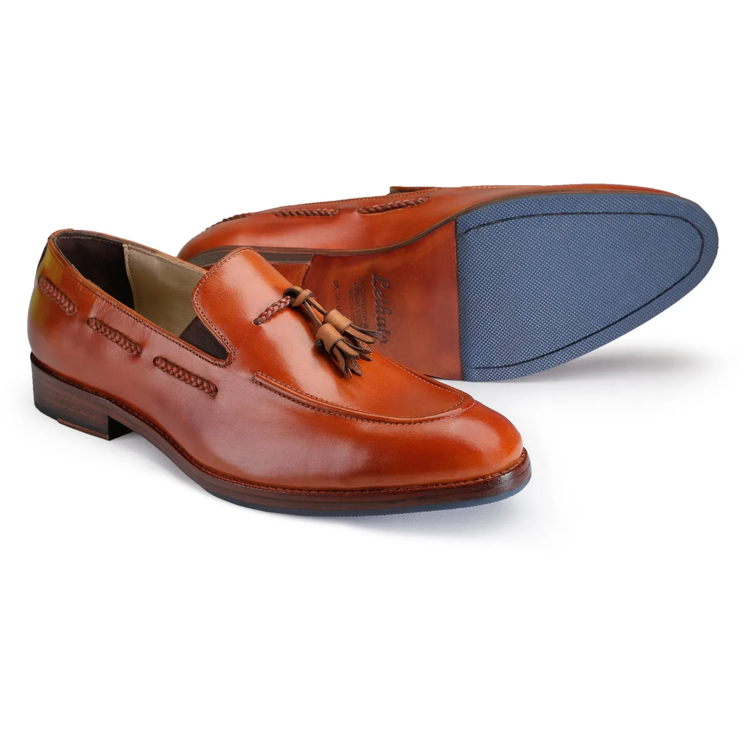 Tassel Loafers - Tan