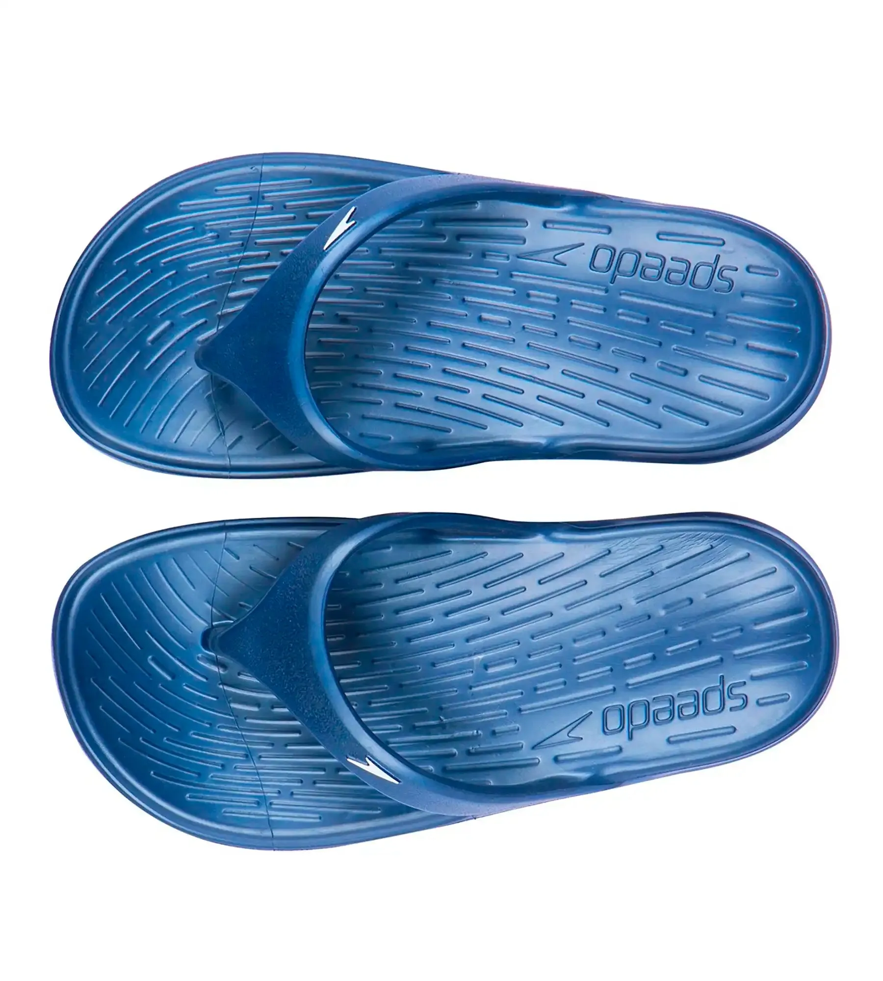 Unisex Junior's Single Colour Flip Flops - Navy & White