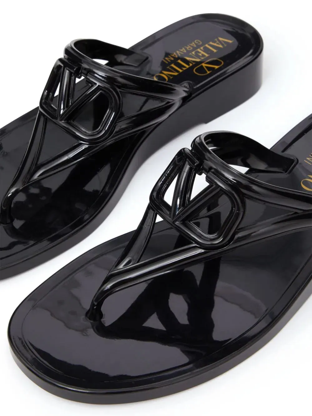 Valentino Garavani V Logo Thong Sandal