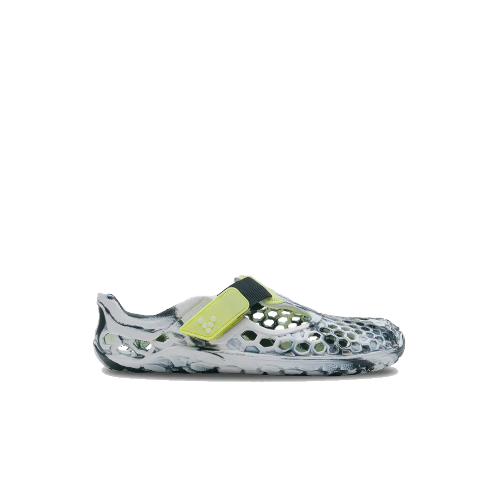 Vivobarefoot Ultra Bloom Kids Obsidian White