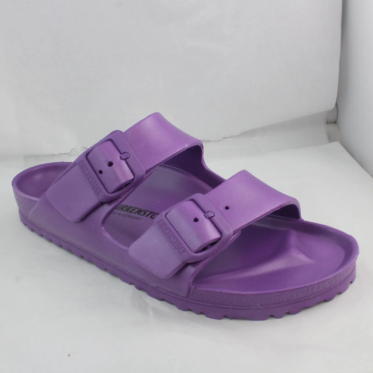 Womens Birkenstock Arizona Two Strap Bright Violet Eva