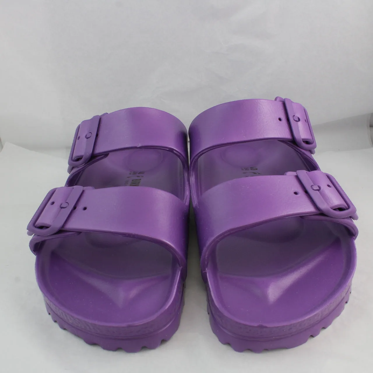 Womens Birkenstock Arizona Two Strap Bright Violet Eva